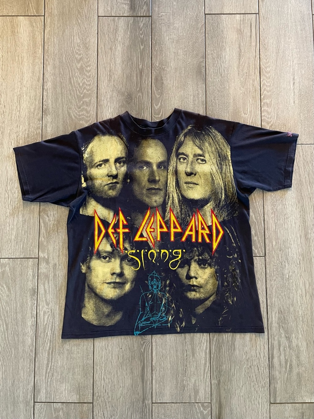 Vintage Resurreccion Def Leppard 97’ Double Sided MV Sport Tag Shirt (AOP)